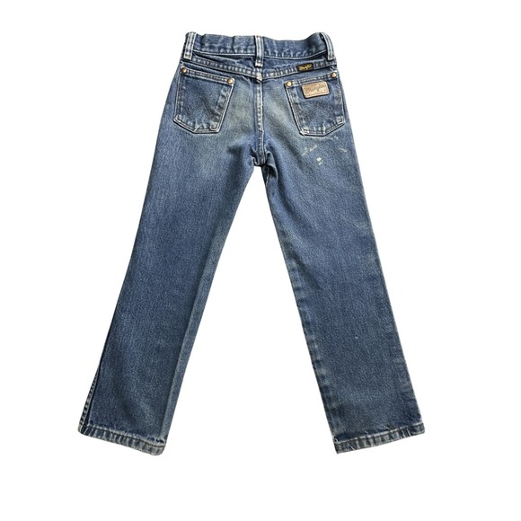 Wrangler Jeans Boys 7 Regular Blue Cowboy Cut Original Fit Straight Leg 13MWZJP - Picture 1 of 16